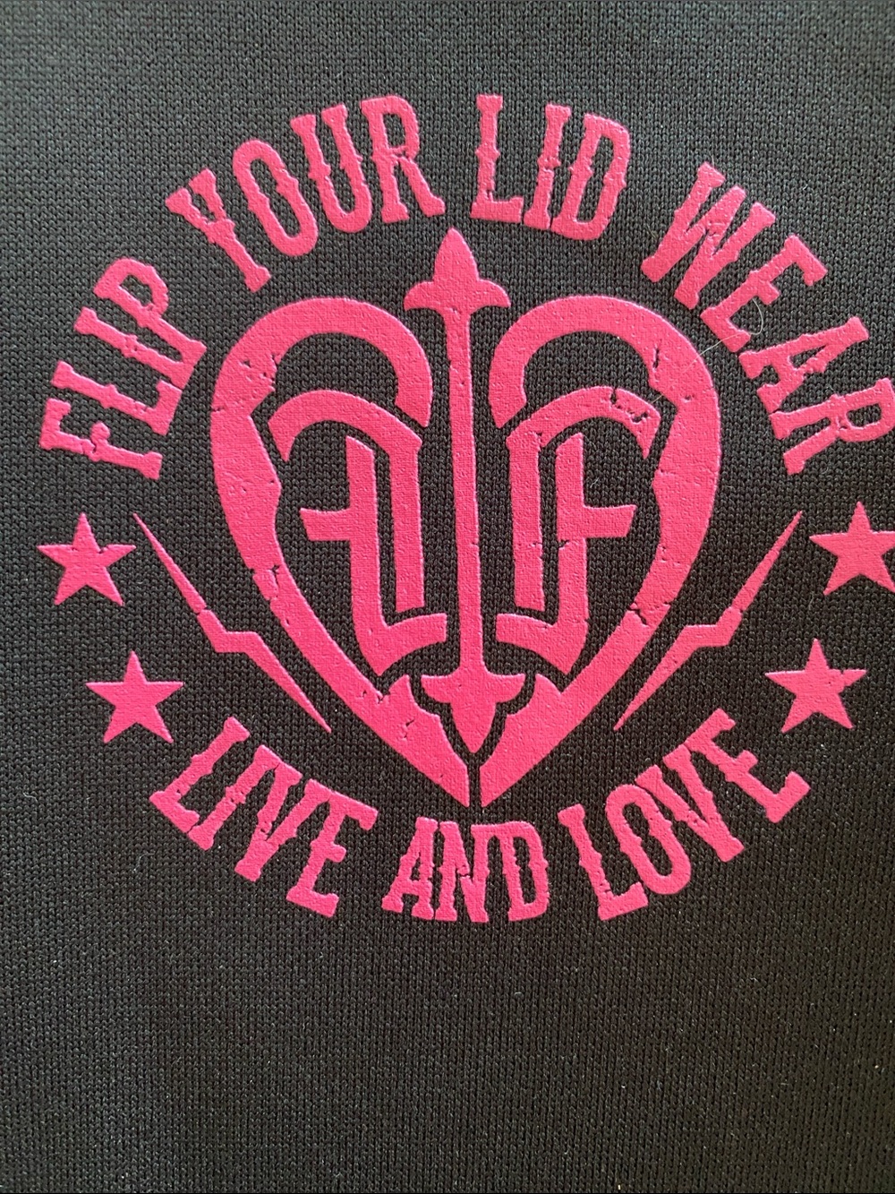 Flip Your Lid Zip-Up Jacket with Pink Logo